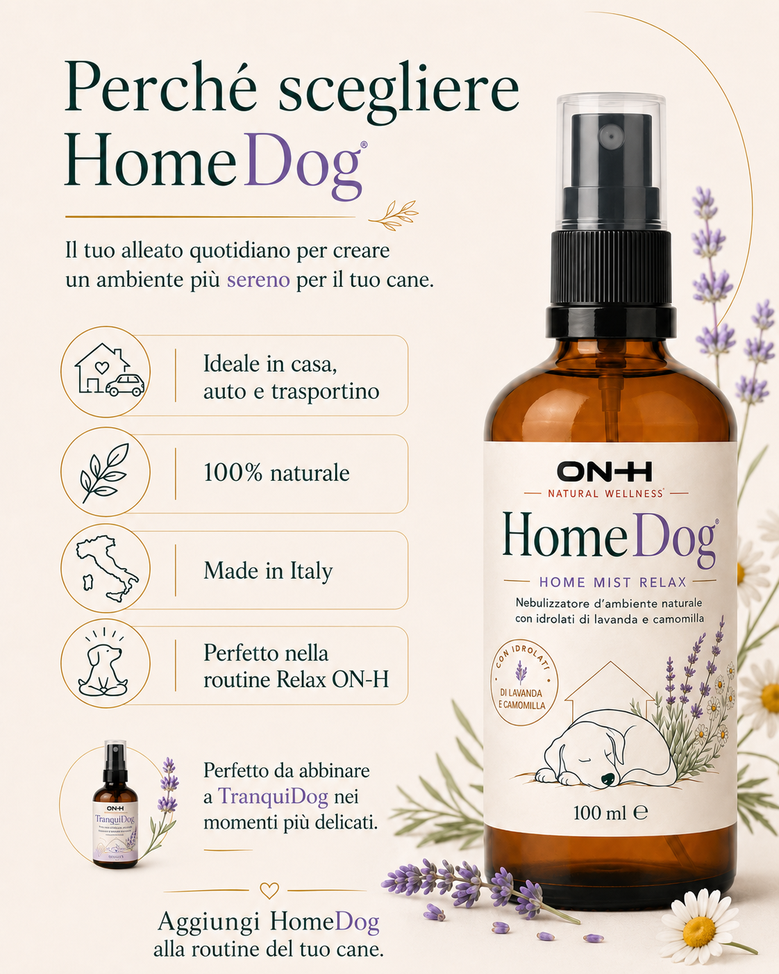 HomeDog | Home Mist Relax Naturale per Cani