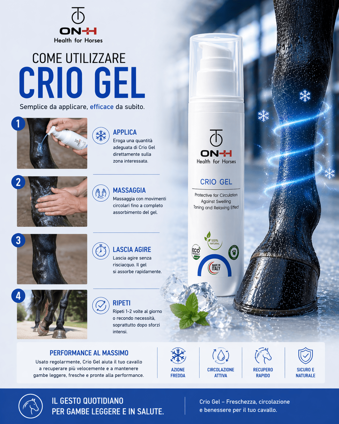 Crio Gel | Erfrischung für Sehnen & Bänder
