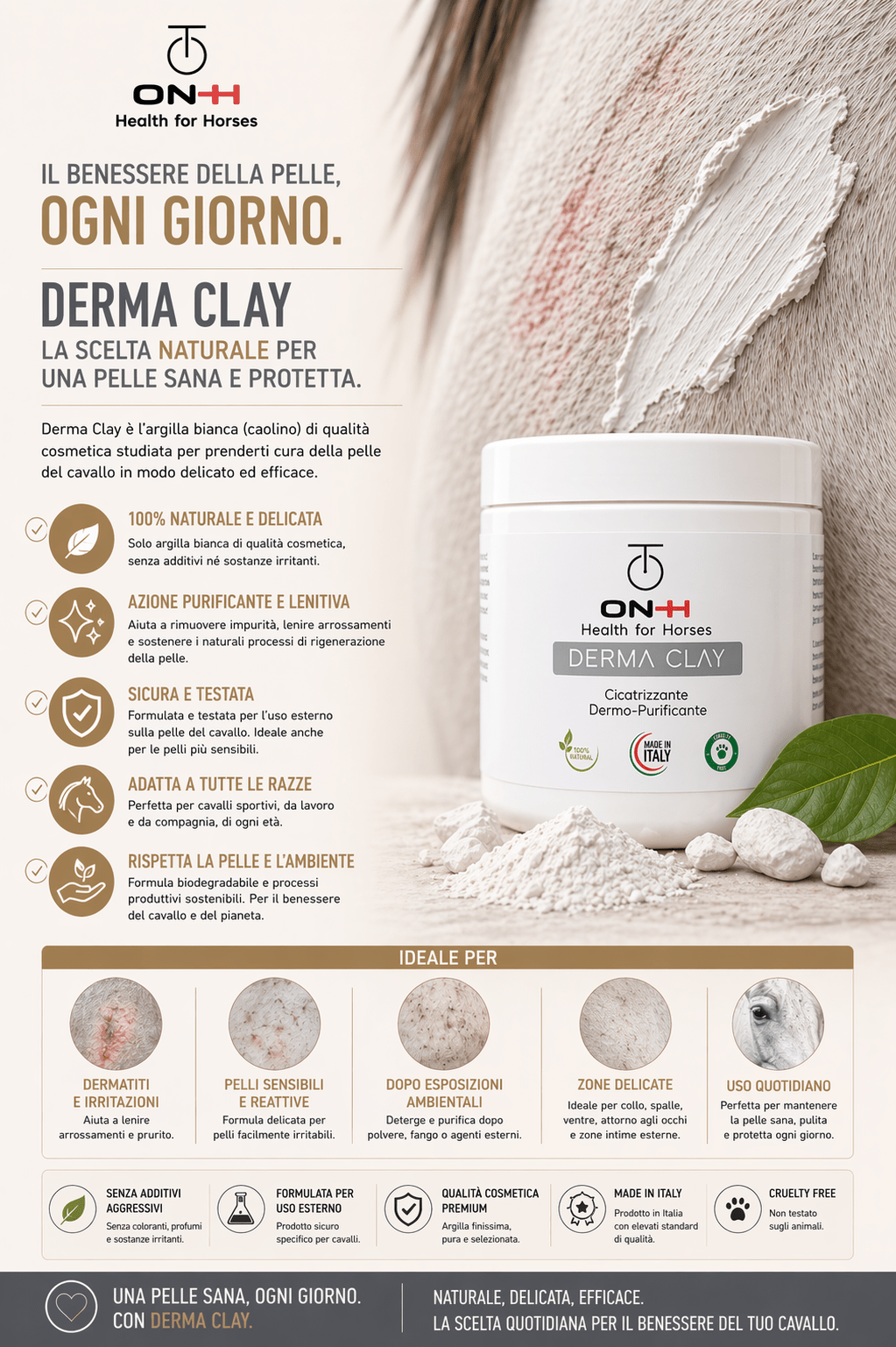 Derma Clay | Impacco dermo-purificante e protettivo