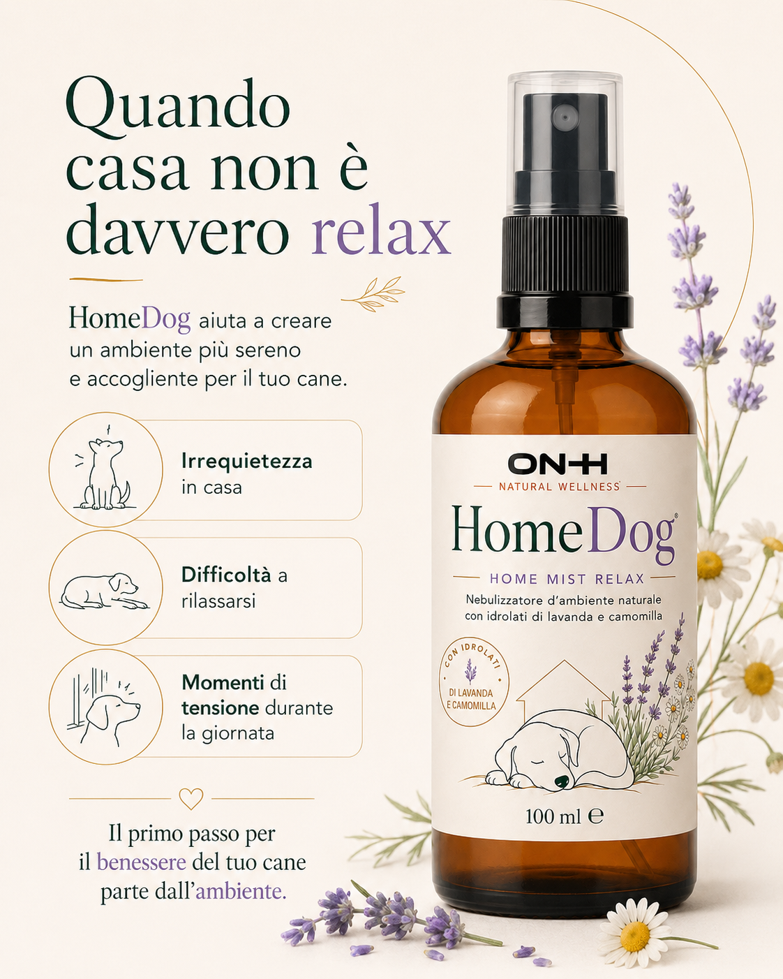HomeDog | Home Mist Relax Naturale per Cani