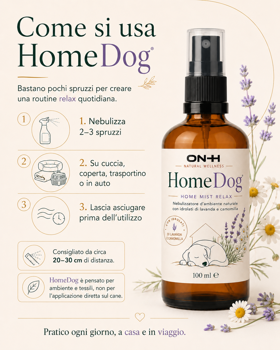 HomeDog | Home Mist Relax Naturale per Cani