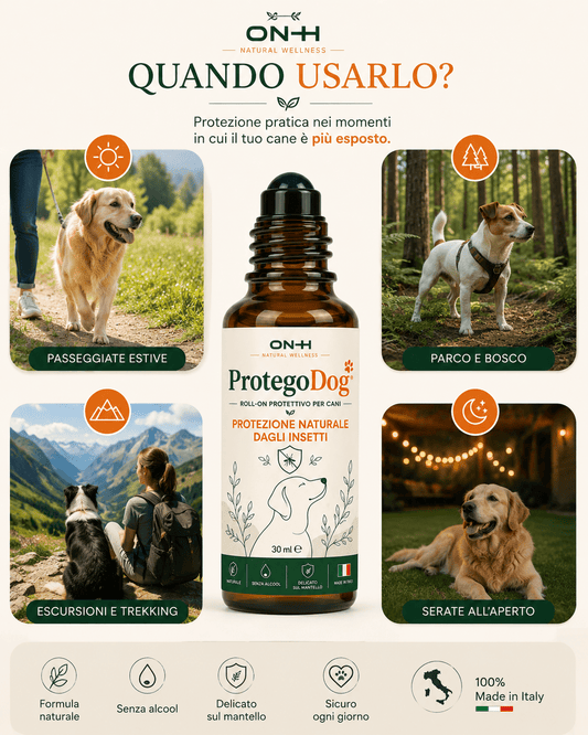 ProtegoDog | Roll-On Naturale per Cani – Protezione Naturale dagli Insetti