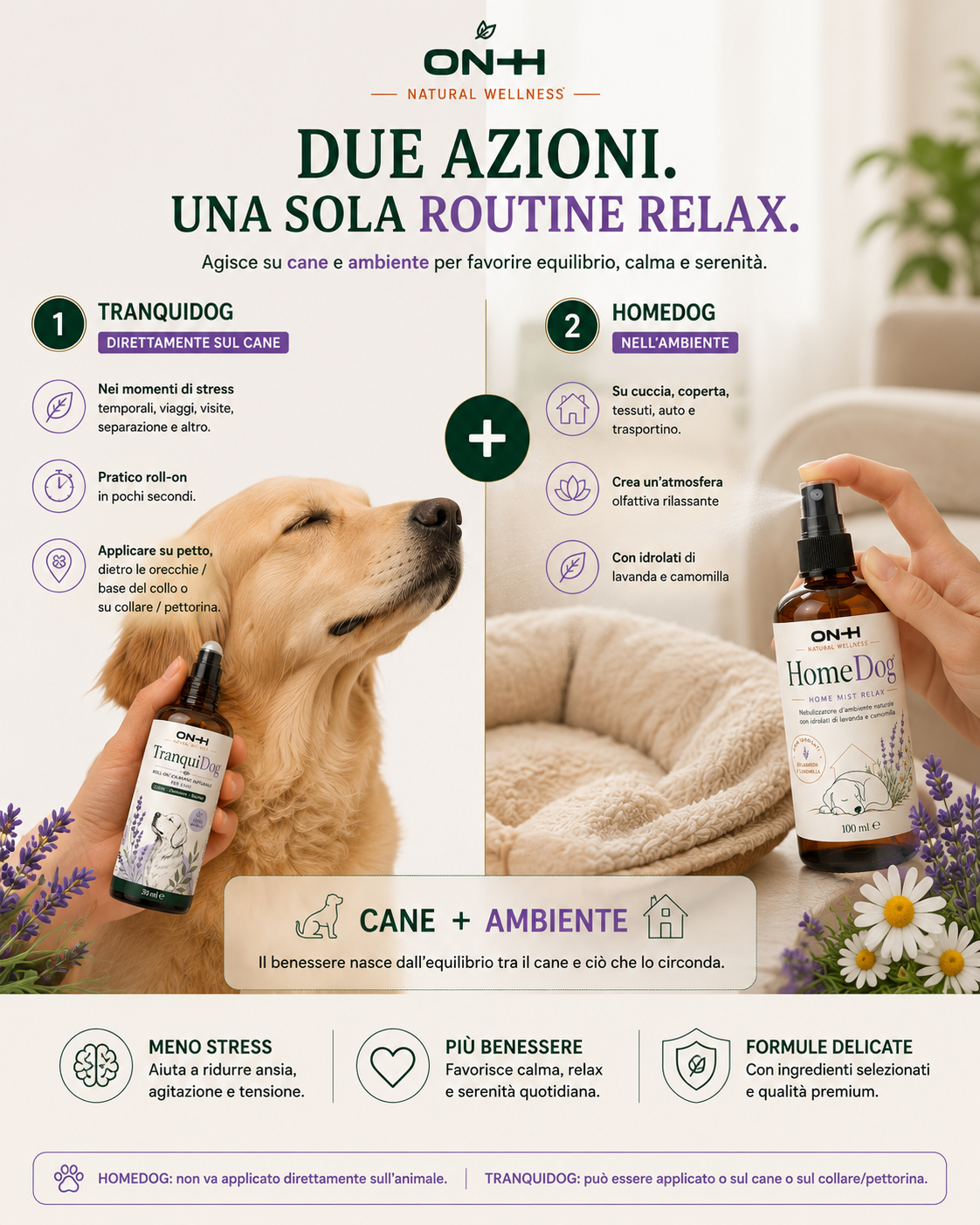Relax Duo | TranquiDog + HomeDog – Relax Routine for Dogs
