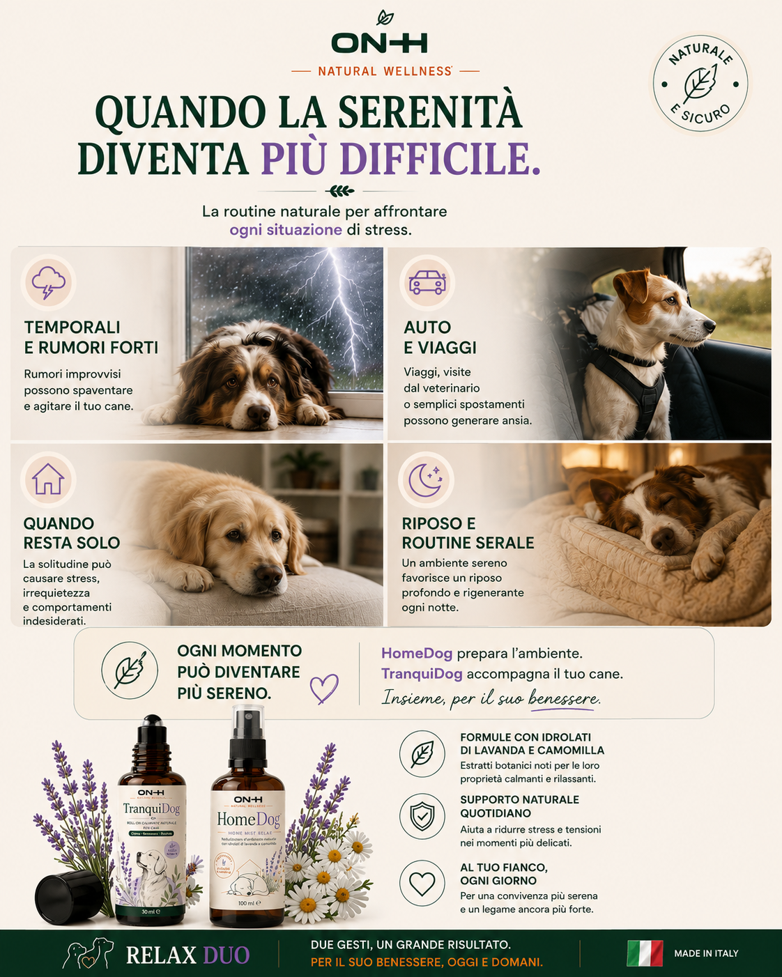 Relax Duo | TranquiDog + HomeDog – Relax Routine for Dogs