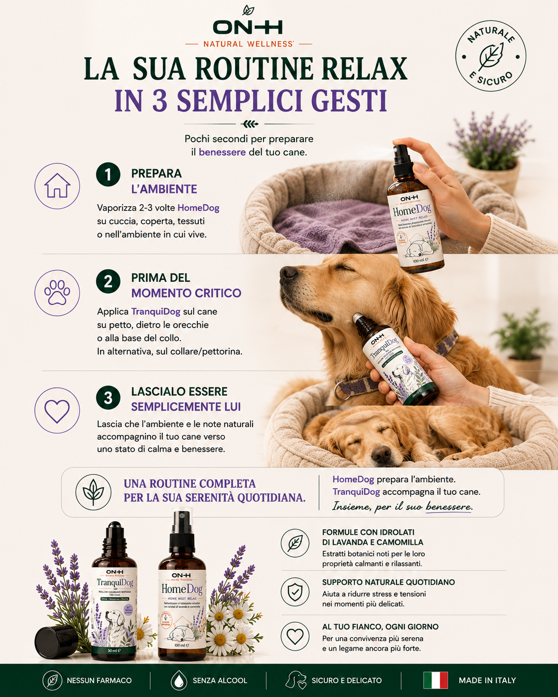 Relax Duo | TranquiDog + HomeDog – Relax Routine for Dogs