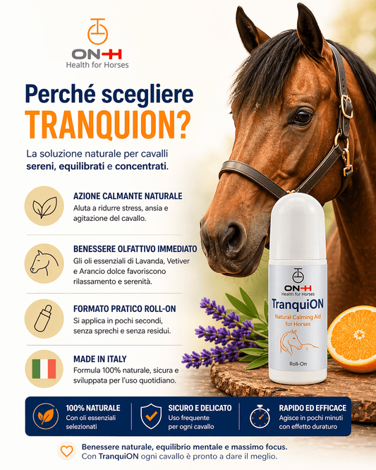 TranquiON Roll-On | Rilassante naturale per cavalli