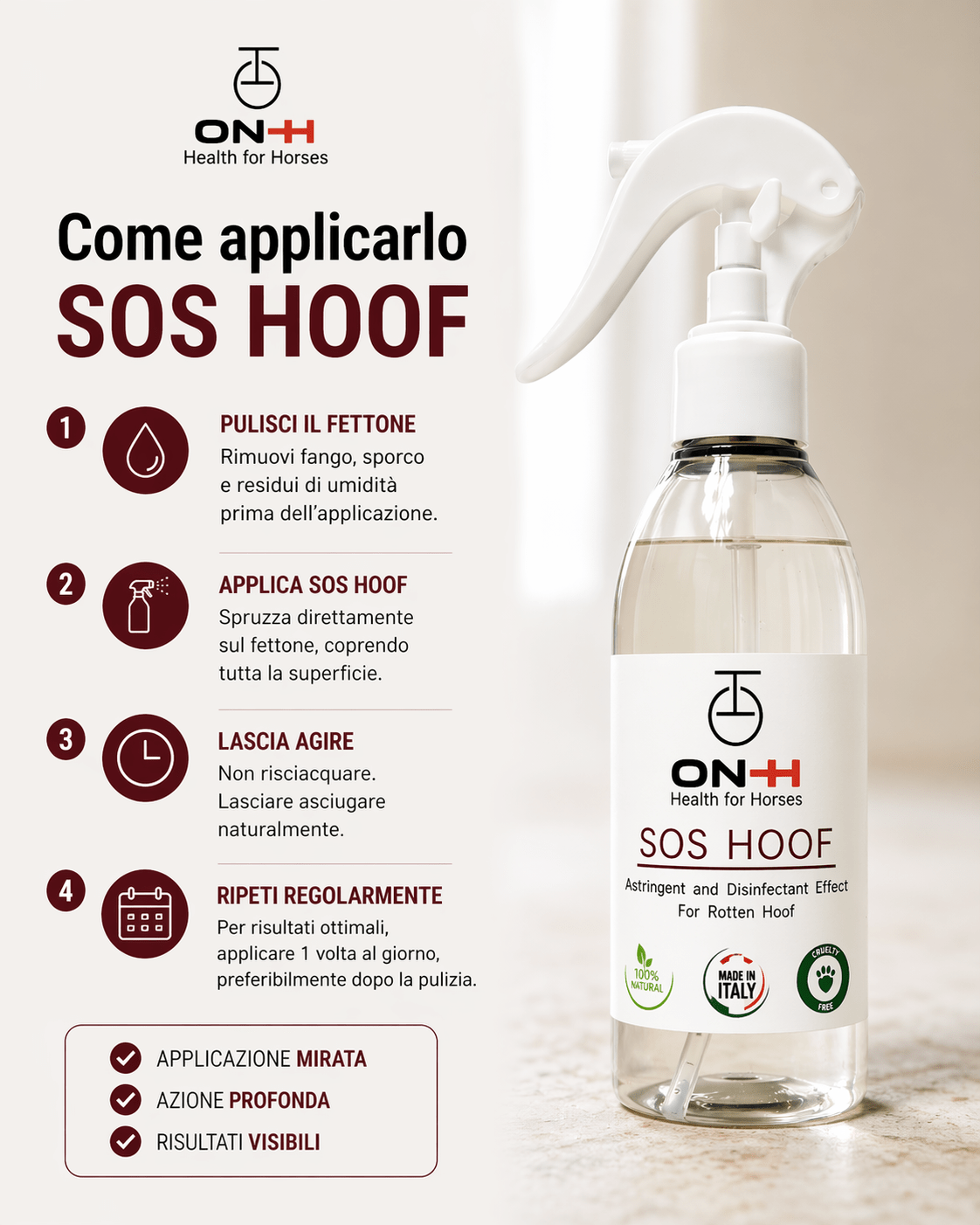 SOS Hoof | Igienizzante & Anti-marcimento