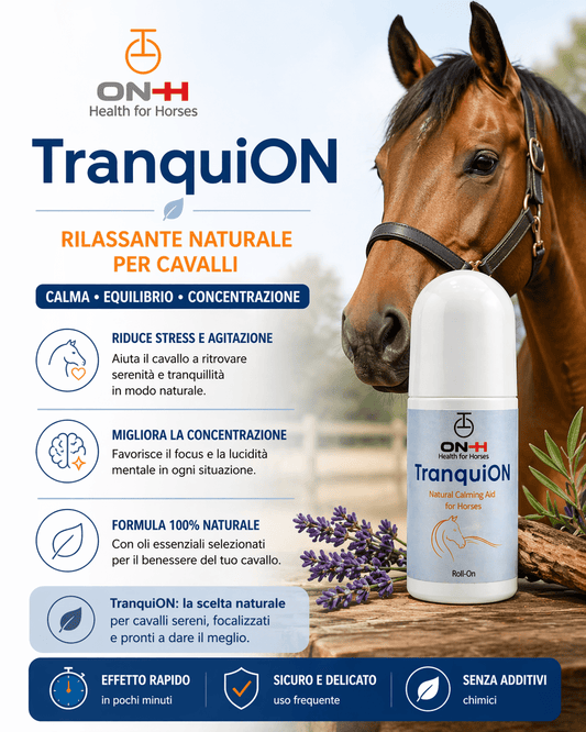 TranquiON Roll-On | Rilassante naturale per cavalli