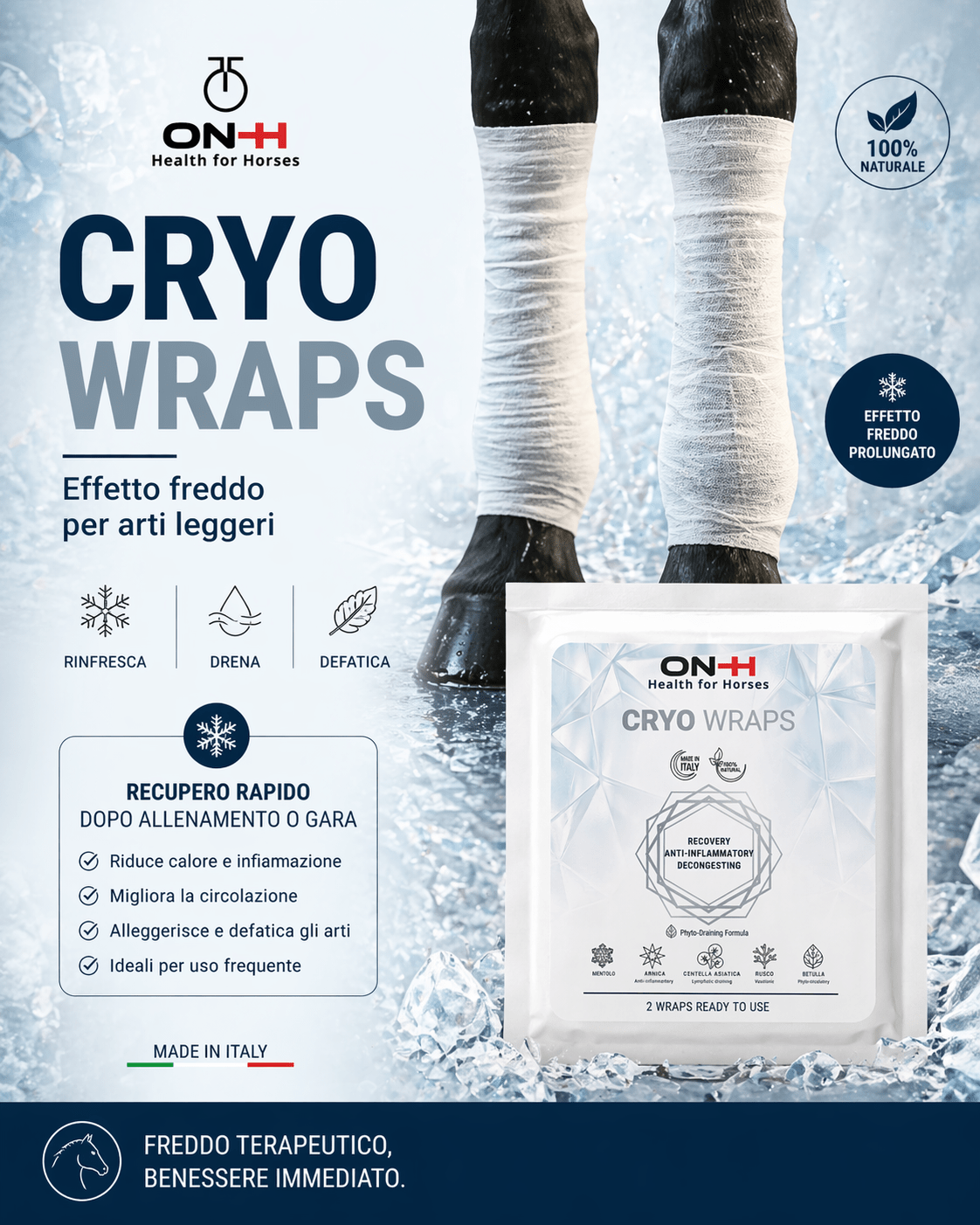 Cryo Wraps | Raffreddante e antinfiammatorio