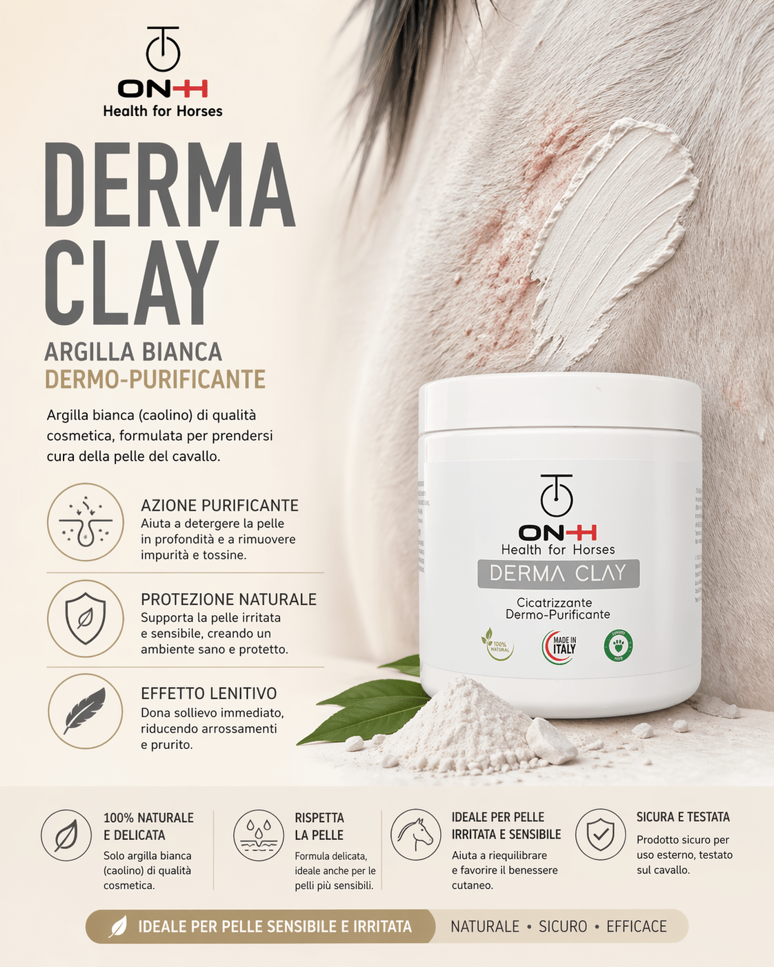 Derma Clay | Impacco dermo-purificante e protettivo