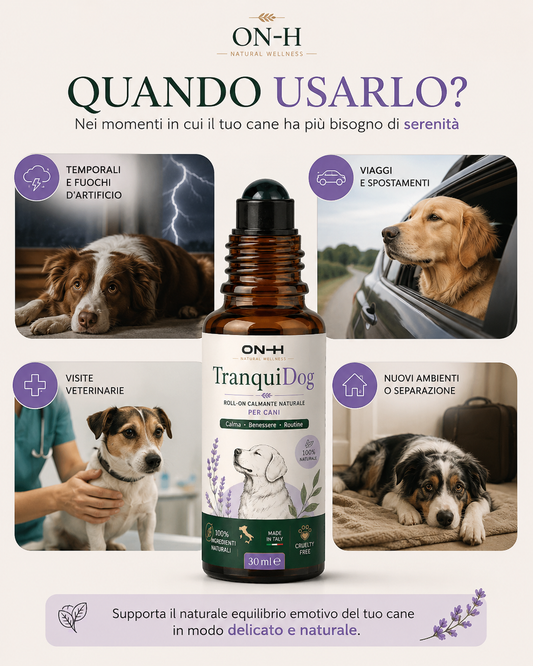 TranquiDog | Roll-On Calmante Naturale per Cani