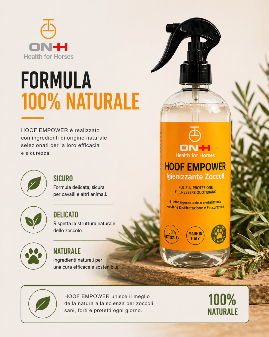 Hoof Empower | Igienizzante & Rinforzante zoccoli