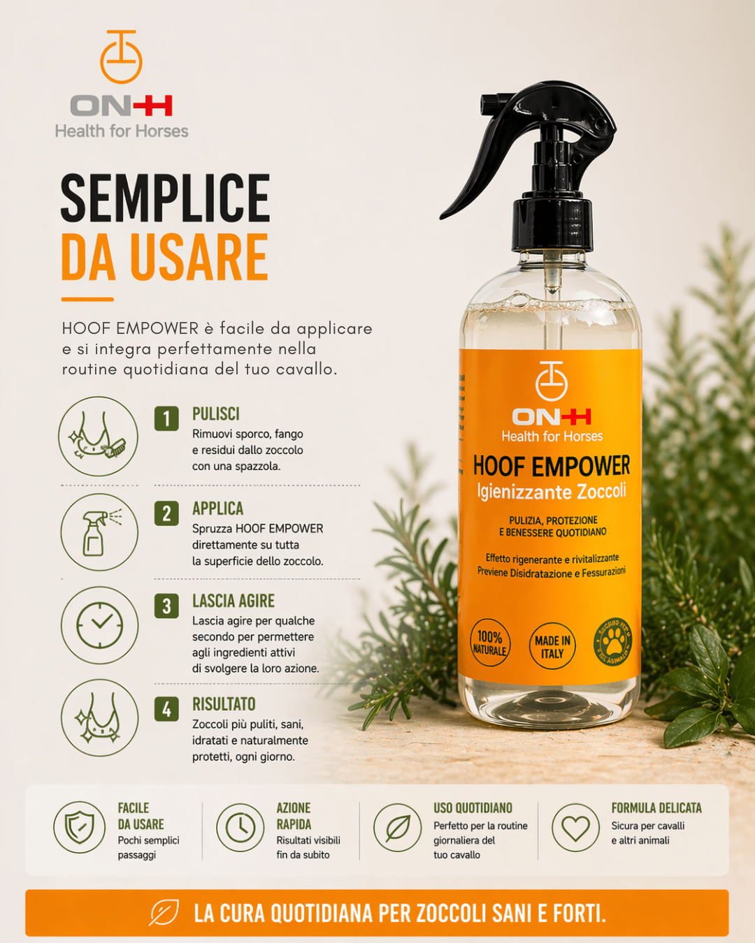 Hoof Empower | Igienizzante & Rinforzante zoccoli