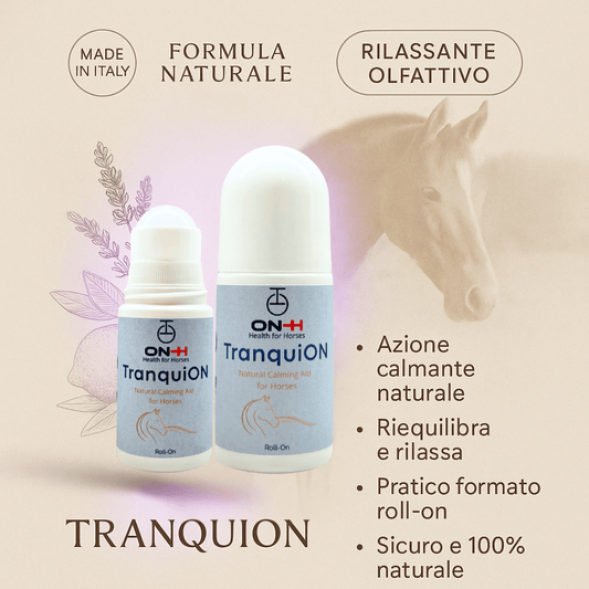 TranquiON Roll-On | Rilassante naturale per cavalli