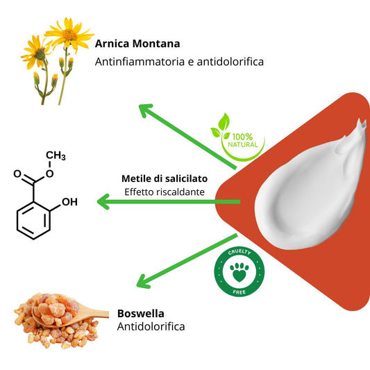 Muscle Trainer | Crema vasodilatante & antidolorifica
