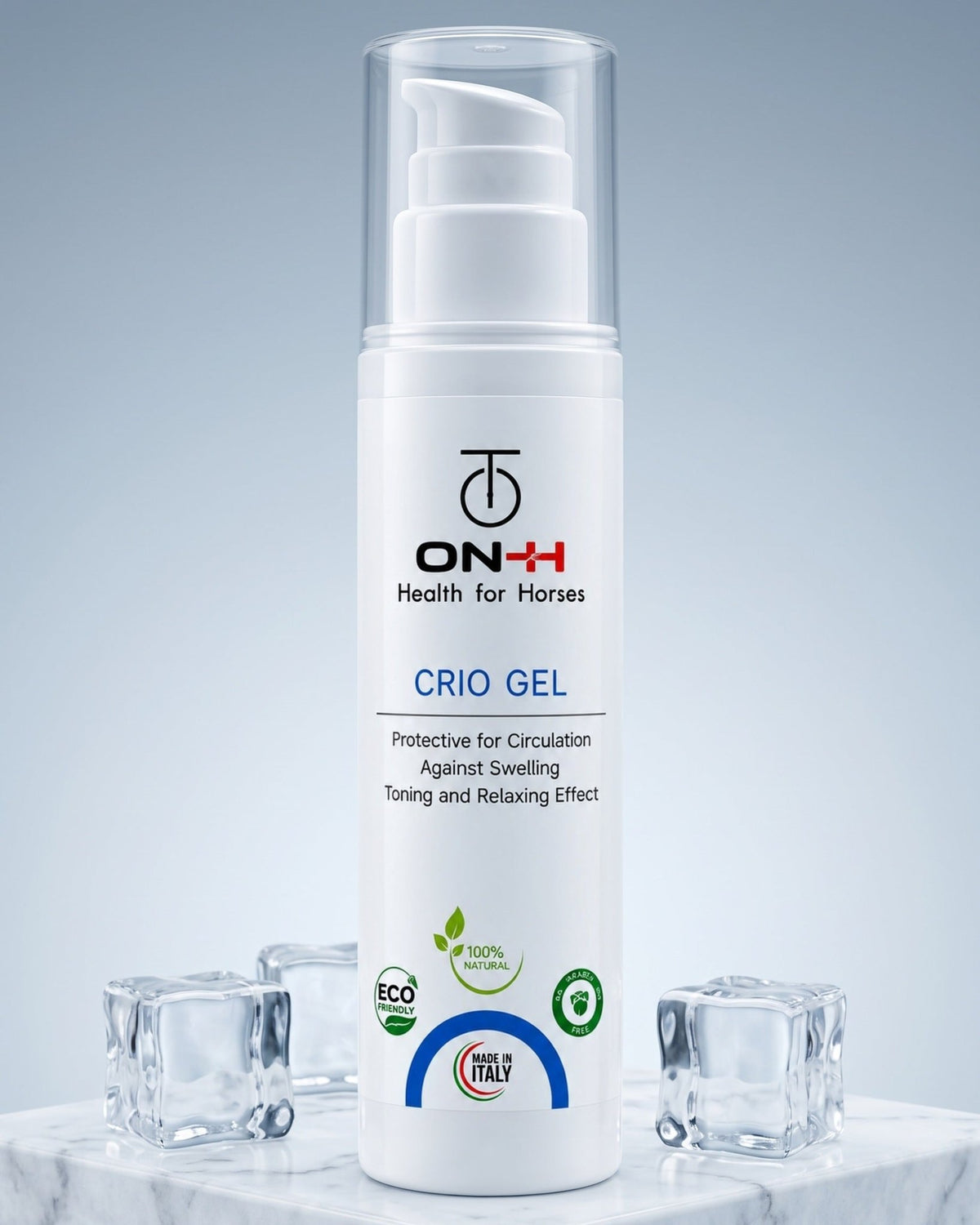 Crio Gel, gel rinfrescante per gli arti del cavallo di ON-H