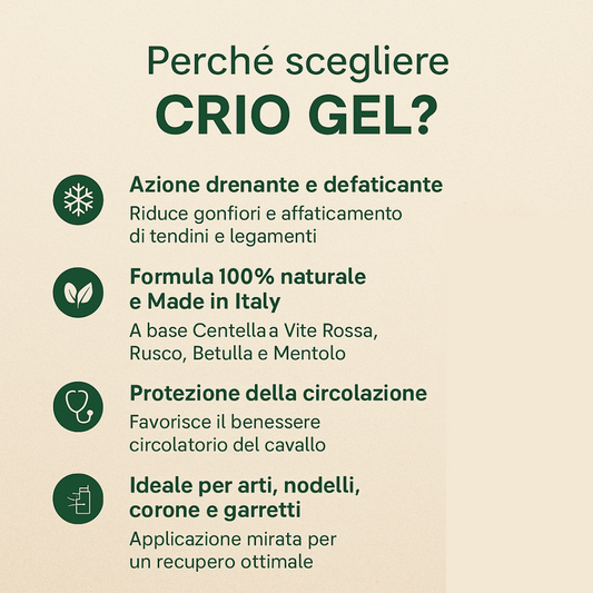 Crio gel | Defaticante tendini e legamenti