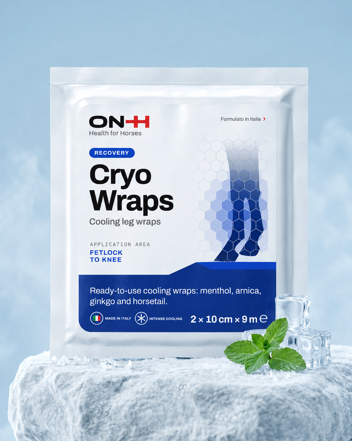 Cryo Wraps, bende rinfrescanti per gli arti del cavallo di ON-H