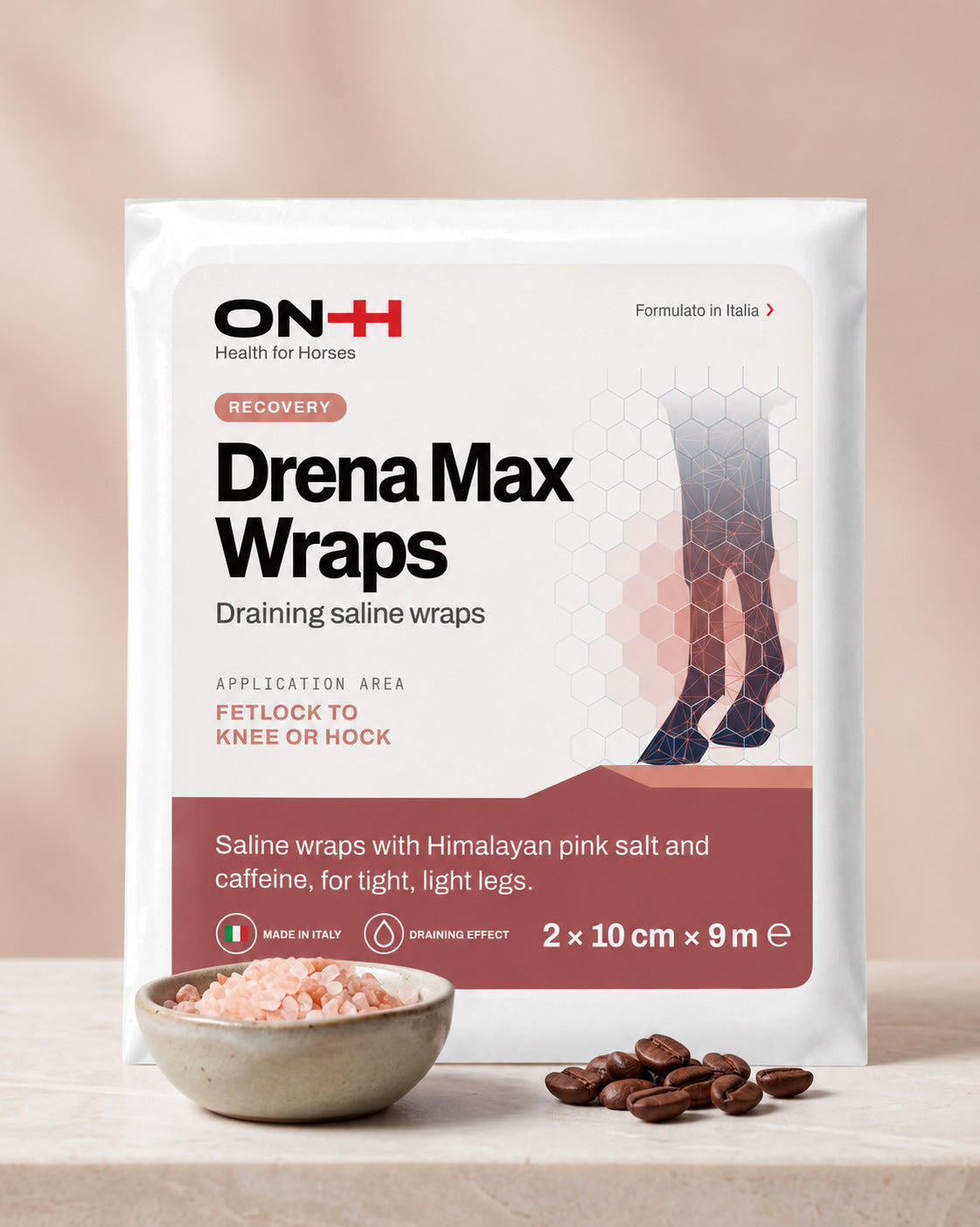 Drena Max Wraps, leg wraps for horses by ON-H