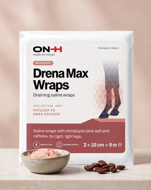 Drena Max Wraps, bende per gli arti del cavallo di ON-H