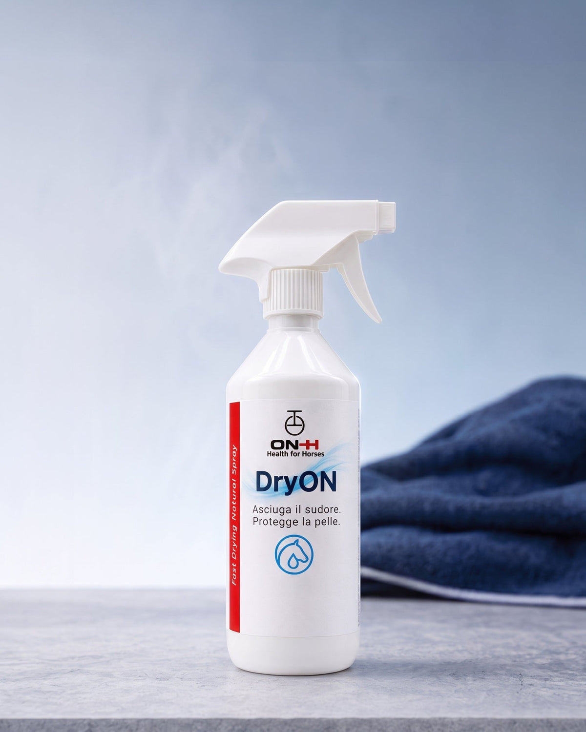 DryON, spray asciuga sudore per cavalli di ON-H