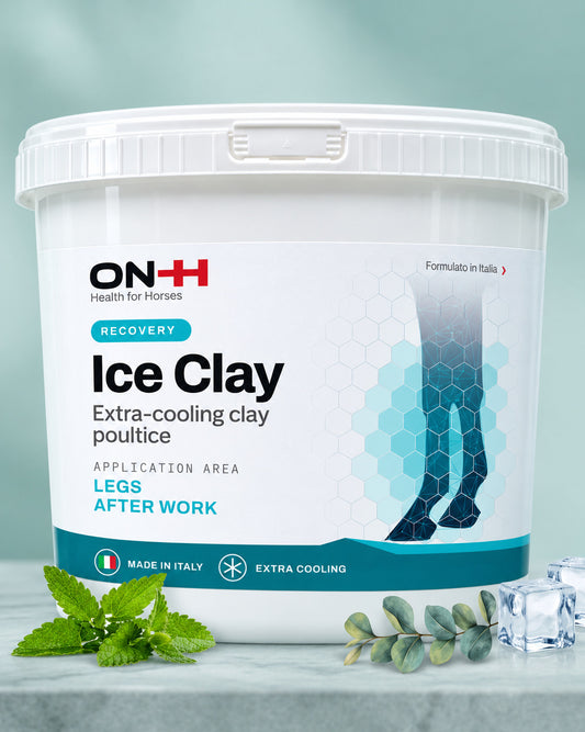 Ice Clay, cooling clay for horses' legs by ON-H