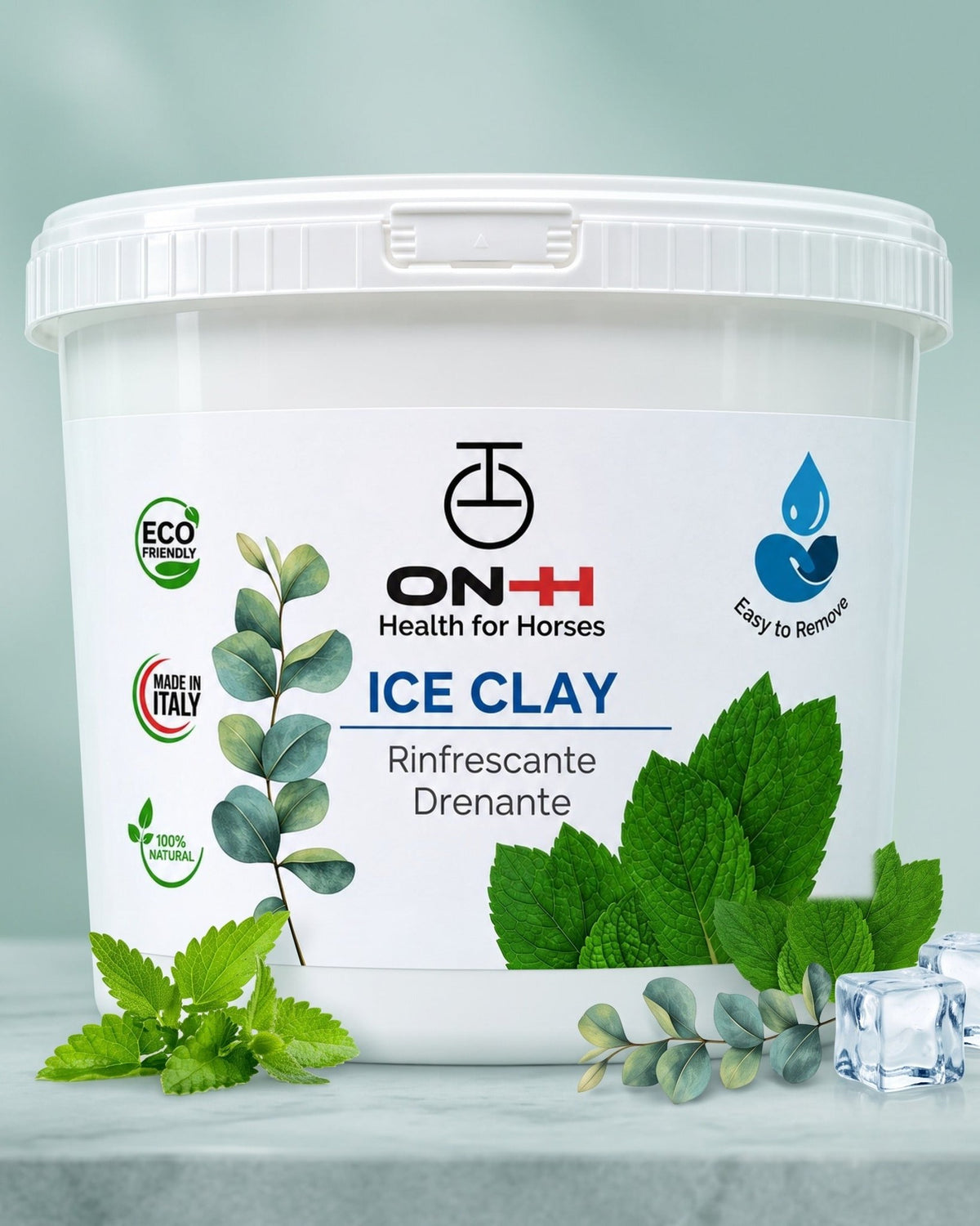 Ice Clay, argilla rinfrescante per gli arti del cavallo di ON-H