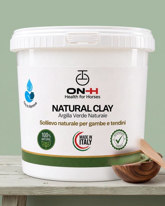 Natural Clay, argilla verde per gli arti del cavallo di ON-H